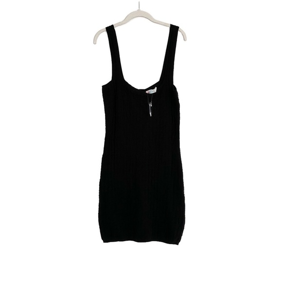Free People Beach Short N Sweet Black Sweater Dress Size Medium - Picture 4 of 5